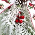 thumbnail image 5 of Christmas Wreath For Front Door, Artificial Red Cardinal Bird Farmhouse Wreath Home Wall Decorations; 15.75Incehs, 5 of 5