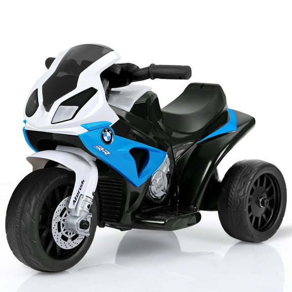 Infans Kids Ride On Motorcycle BMW Licensed 6V Electric 3 Wheels Bicycle w/ Music&Light