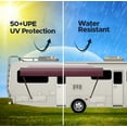 thumbnail image 2 of SunWave Burgundy Fade, 15' Heavy-Duty Vinyl, RV Awnings Durable, Waterproof with Installation Tool, 2 of 6