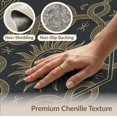 thumbnail image 6 of ODIKA 8'x10' Washable Area Rug Design With Gothic Star Border And Serpent Coils Snake Vintage Celestial for Dining Room, Large Office, Lounge, Non-Slip Chair-Friendly Mat, 6 of 7