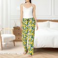 thumbnail image 4 of Balery Lemon1 Pantalones de pijama para mujer, pijamas ultraligeros, pantalones de estar por casa-Large, 4 of 6