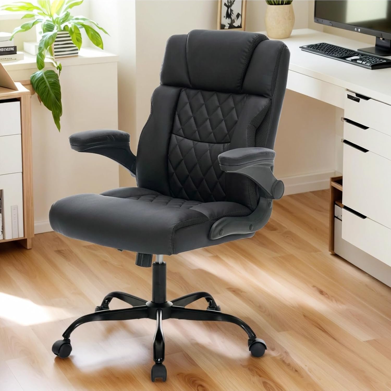ergonomic office chair dark black product