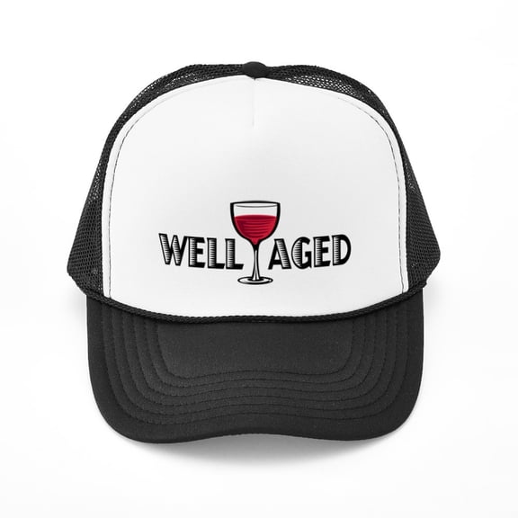 CafePress - Well Aged - Adjustable Unisex Printed Trucker Hat with Mesh Back
