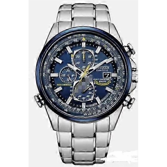 NEW Luxury CITIZEN Blue Angels Eco-Drive Watch - Men's World Chronograph