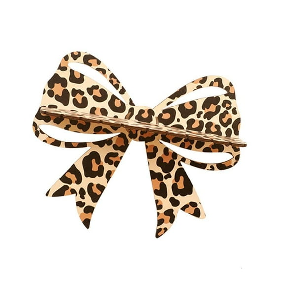 Wood Bowtie Sculpture Shelf Wall Floating Shelf for Living Room Holders Rack