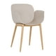 thumbnail image 1 of SILLA QUEEN BEIGE PATAS DE METAL MADERA, 1 of 3