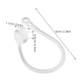 thumbnail image 2 of unbranded 20 Pares Para Auriculares Antipérdida Transparentes Para Cycling Running Y Uso Cotidiano, 2 of 7