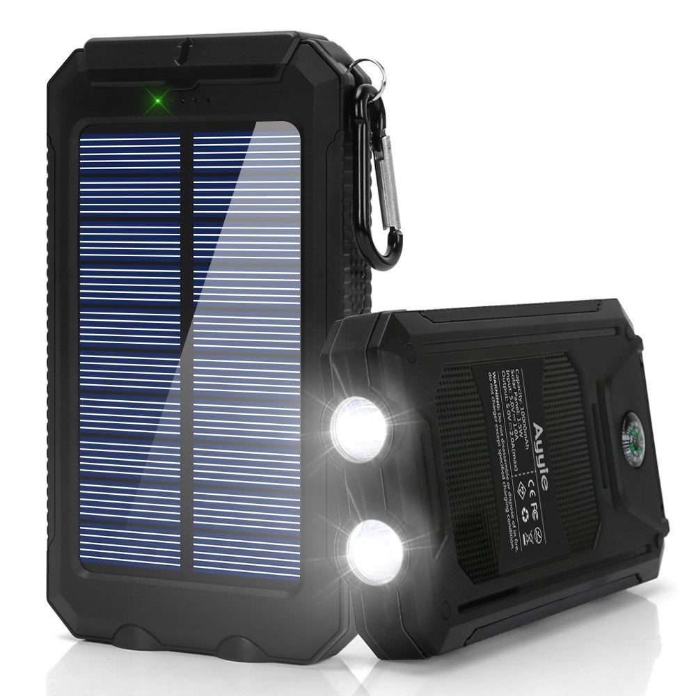 Details about   32W 5V Portable Solar Panel Phone Charger Power Bank USB Port Outdoor Camping
