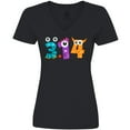 thumbnail image 3 of Inktastic Monsters Like Pi- Pi Day Numbers Women's V-Neck T-Shirt, 3 of 5