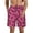 Pink Butterfly, variant on Polynesian Turtles Men's Beach Shorts, Surfing shorts, Swim trunks, Quick Dry Swim Trunks for Surfing Beach Fun - Large