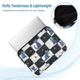 thumbnail image 2 of FORMRS 13-13.3 inch Laptop Sleeve Case Soft Carrying Quilted Computer Bag Cover, Blue Cat Stars, 2 of 7