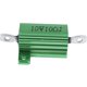thumbnail image 4 of 2X Verde Resistencia Alambre Bobinado Montado Chasis de Aluminio 10W 10 Ohm 5%, 4 of 5