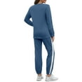 thumbnail image 3 of Stamzod Sweatsuits Womens Loungewear Set Tracksuit Long Sleeve Pajamas Set with Pockets 2 Piece Outfits Lounge Sets, 3 of 5