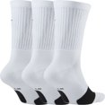 thumbnail image 2 of Nike Mens Everyday Crew Basketball Socks 3 Pack Multi-colorda2123-100/White Large, 2 of 2