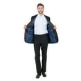 thumbnail image 3 of Julinie Mens Premium Tuxedo 2-Piece Satin Notch Lapel Two Button Jacket With Matching Pants, 3 of 4