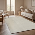 thumbnail image 2 of Woven Textured Washable Area Rug, Non Slip Pet Friendly Rug, Stain Resistant Low Pile Indoor Carpet for Living Room Bedroom Kitchen, Durable Absorbent Non-Shedding Rug for High Traffic Areas, 2 of 5
