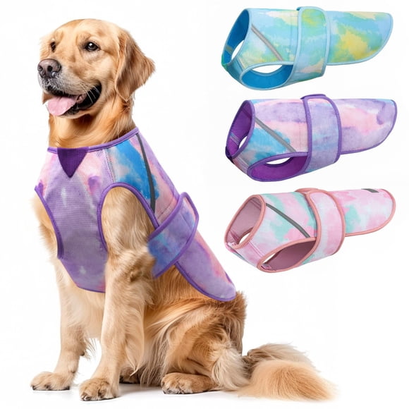 Chaleco Refrigerante KYEESE para Perros Grandes con Malla 3D Transpirable