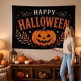 thumbnail image 4 of Hanging Halloween Decorations, Halloween Outdoor Hanging Decorations 71X45 Inch Large Single-Sided Seasonal Backdrop Banner, Suitable for Front Lawn, Garden, Garage Door, Trunk Or, 4 of 6