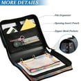thumbnail image 2 of 3 Ring Zipper Binder with Shoulder Strap Waterproof Trapper Keeper 2 Inch D-Ring 500 Sheets Capacity Lakehouse in Sunset, 2 of 8