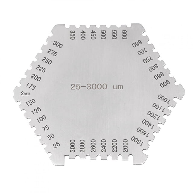 LAFGUR Reusable Comb Gauge ,Wet Film Comb Measure Paint Coating Thickness For Thickness