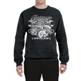thumbnail image 2 of Wild Bobby, Greaser Outlaw Hot Rod Gambling Mechanic Pop Culture Unisex Crewneck Graphic Sweatshirt, Black, Small, 2 of 3