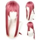 thumbnail image 1 of Peluca de Seda de Fibra de Alta Temperatura Hot6sl con Redecilla para El Pelo Color Rosa y Rojo 70 Cm, 1 of 7