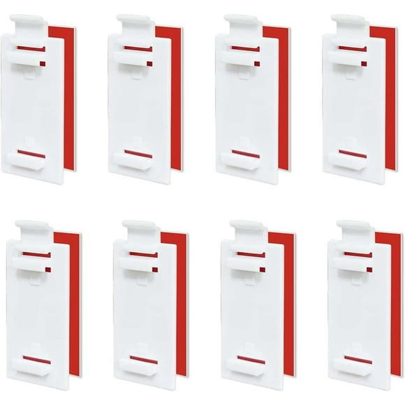 Lunfar pcs Blind Fixing without Drilling, Roller Blind Brackets, Short Adhesive Brackets for Blinds, Double Blind without Drilling Blind Fixing, for Roller Blinds, Blackout Shutters