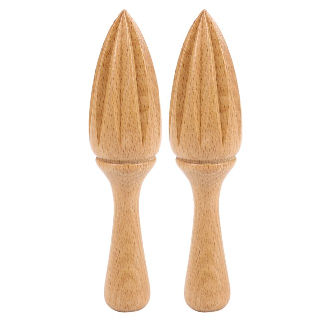 2Pcs Wooden Lemon Squeezer Mini Juicer Fruit Orange Citrus Juice Extractor Reamer New Multifunctional Kitchen Tool