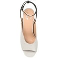 thumbnail image 4 of Journee Womens Calypso Buckle Ankle Strap Block Heel Sandals, 4 of 8