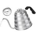 thumbnail image 1 of Hervidor de cuello de cisne Apusu de acero inoxidable 1200 ml con termómetro, 1 of 6