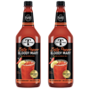 Mr & Mrs T Zesty Pepper Bloody Mary Mix, 1L Bottle, 2 Pack – Premium Cocktail Mixer for Spicy Bloody Marys, Ready to Use