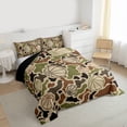 thumbnail image 3 of Castle Fairy Sport Basketball Twin Comforter Sets,Vintage Abstract Camouflage Bedding Set, 3 of 8