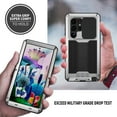 thumbnail image 6 of Feishell Cover for Samsung Galaxy S25 Ultra Case Heavy Dustproof Shockproof Dropproof Military Grade Rugged Durable Aluminum Metal Case with Kickstand Screen Protector Full Body Cover, Silver, 6 of 7