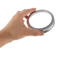thumbnail image 4 of Himition 4pcs Mason Jar Sprouting Rings Stainless Steel Sprouting Rings For Regular Mouth Jars Regular Mouth Canning Jar Replacement Metal Rings Practical Screw Jar Bands, 4 of 6