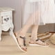 thumbnail image 5 of Sandalias de verano para mujer, sandalias planas sin cordones, zapatos romanos de cristal, sandalias informales con punta abierta Wmkox8yii  nm7835, 5 of 9