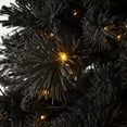 thumbnail image 6 of Home Heritage Snowdrift 6.5 Foot Pre-Lit Artificial Christmas Tree, Black, 6 of 10
