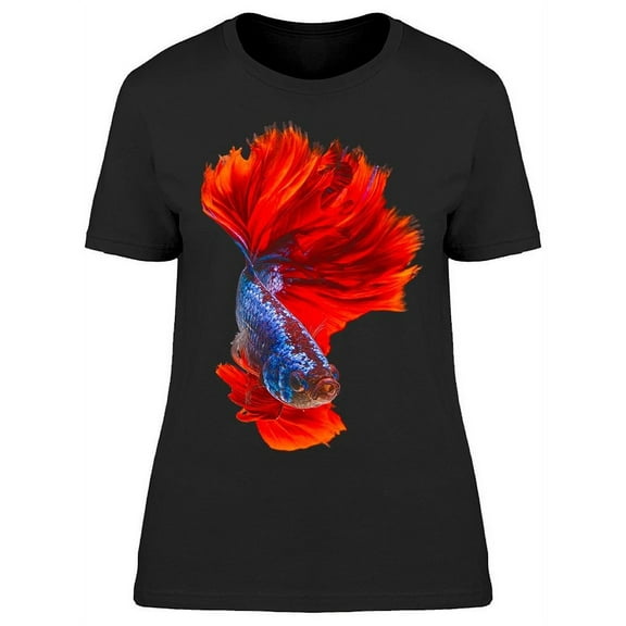 Incredible Color Contrast Betta  T-Shirt Women -Image by Shutterstock, Female Large