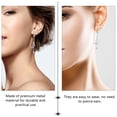 thumbnail image 4 of MasteelfCA 8pcs Clip-on Earring Base Safe Non-Pierced Ear Clips Earring DIY Material, 4 of 8