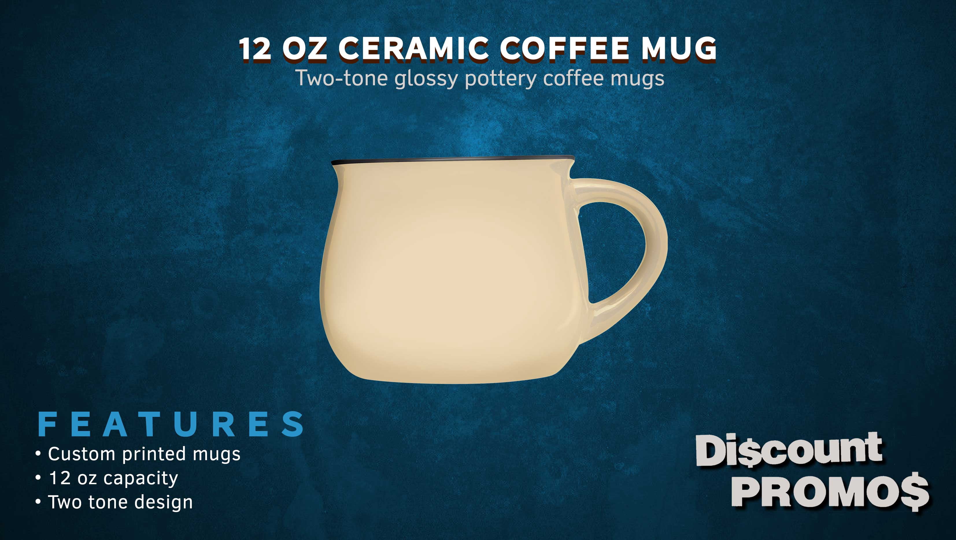 Glazed Campfire Coffee Mugs 12 oz. Set of 10, Bulk Pack - Perfect for Coffee, Tea, Espresso, Hot Cocoa, Other Beverages - Cream
