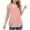 Pink-11, variant on Mittory Women's Sleeveless Tank Tops Double Layers Chiffon Casual Blouse Tunic Shirts