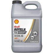 Shell Rotella Synthetic Blend Motor Oil 15W - 40, 2.5 Gallons