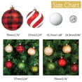 Every Day is Christmas Ornaments 35ct 70mm Christmas Ornaments, Shatterproof Christmas Tree