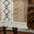 thumbnail image 3 of YIBAGA Jute Burlap Table Runner, Cotton Linen Table Runner, Rustic Farmhouse Home Decor, 86 inch, 3 of 7