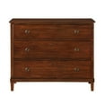 thumbnail image 3 of Comfort Pointe Commode en Bois Finition Brune à 3 Tiroirs, 3 of 10