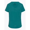thumbnail image 2 of M&M SCRUBS Womens Cargo Scrub Set 11 Pocket Cool Stretch Medical Scrub Top and Pants (Teal, Large), 2 of 6