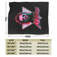 Horror Movie Fleece Throw Blanket, scary character Blanket for Women