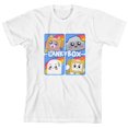 thumbnail image 2 of LankyBox Character Squares Kids White T-Shirt, 2 of 3