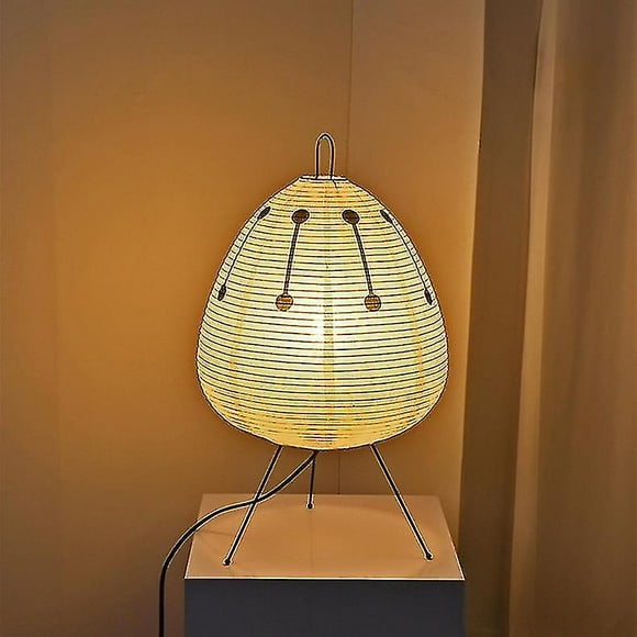 Japanese Creative Tripod Floor Lamp Bedroom Bedside Desktop White Rice Paper Table Lamp Home Hotel Loft Lighting Deco StandlightYOUYOU