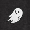 thumbnail image 2 of Dalix Ghost Embroidered Cropped Flowy Soft Cotton Short Sleeve T Shirt Womens in Dark Heather XL X-Large, 2 of 5