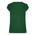 thumbnail image 6 of Fesfesfes Womens Basic Tops Women V-neck Print T-Shirts Fashion Comfortable Female Blouses Tops Spring Tops XL(US:10), 6 of 7